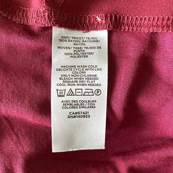 Ann Taylor LOFT Twist Mixed Media Top - Picture 7 of 9